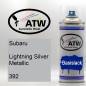Preview: Subaru, Lightning Silver Metallic, 392: 400ml Sprühdose, von ATW Autoteile West.